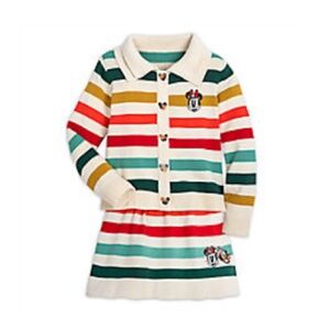 Disney World Minnie Mouse Knit Sweater & Skirt Set Size 5/6